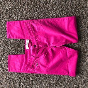 Holister hot pink skinnys